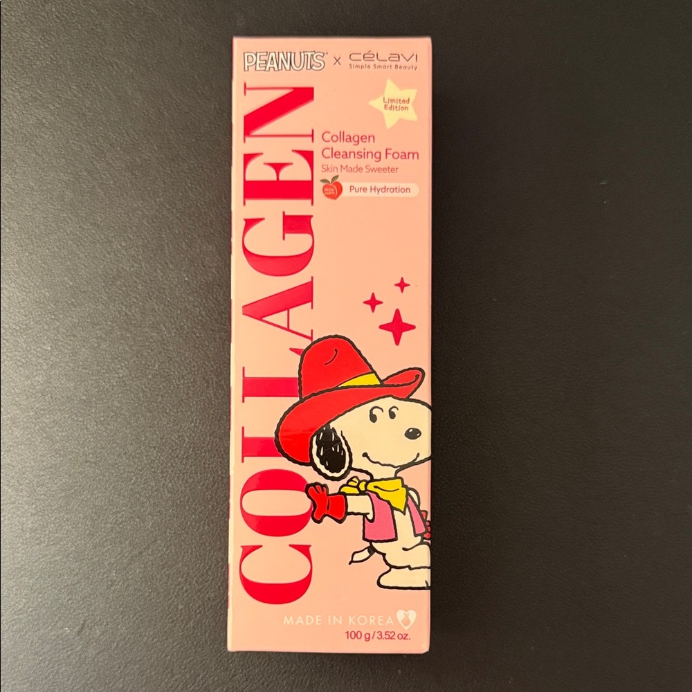 Célavi Peanuts Collagen Cleansing Foam - Pink